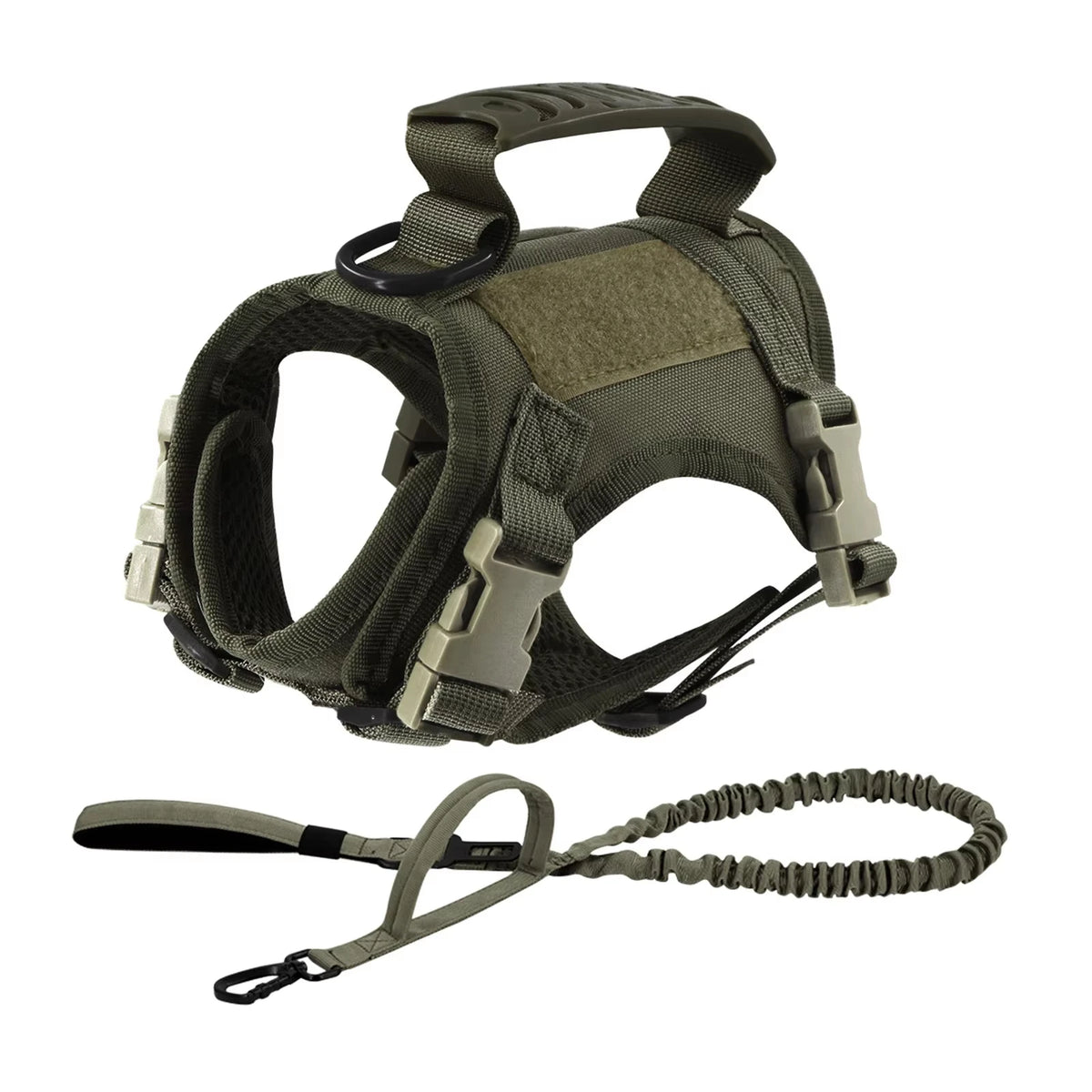 Adjustable Tactical Dog And Cat Harness Leash Walking Set