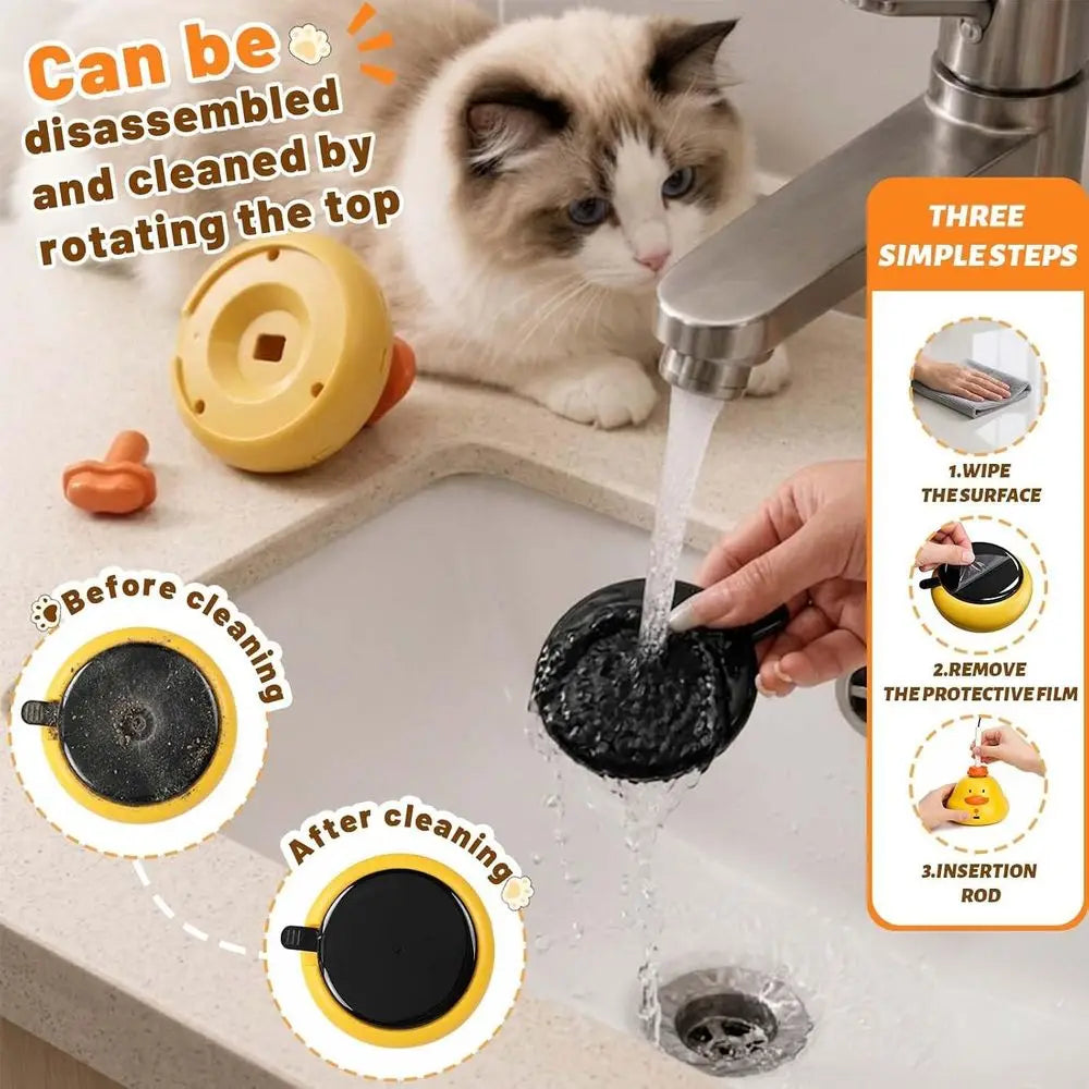 Fully Automatic 360 Rotating Interactive Cat Teaser Toy