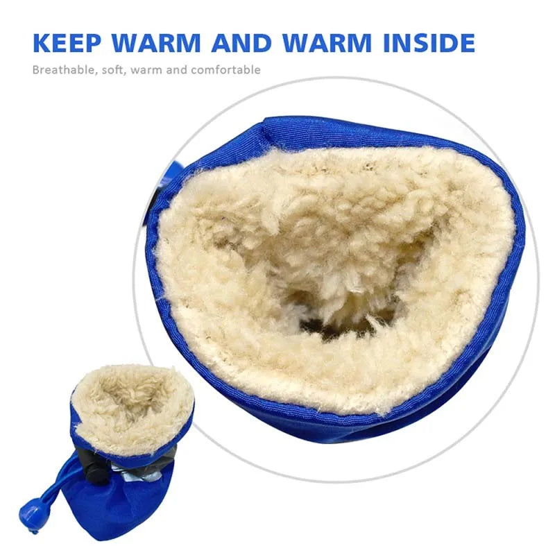 Antiskid Waterproof Puppy Dog Shoes Soft Soled Winter Boots