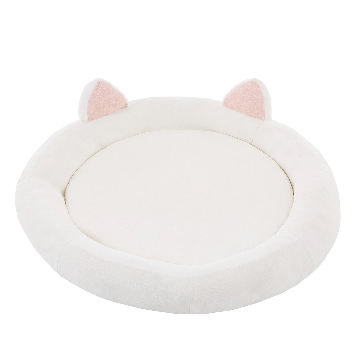 Memory Foam Dog Bed With Supportive Bolster For Senior Dogs