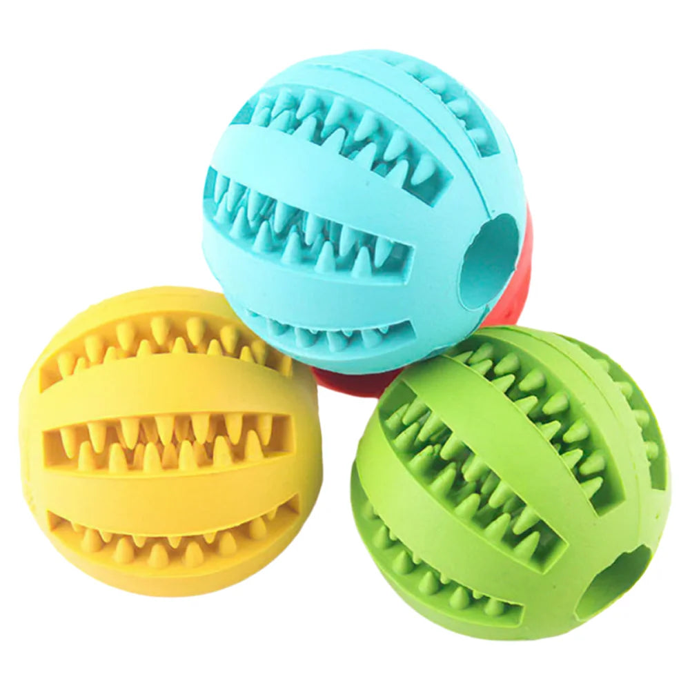 Durable Rubber Dog Teething Puzzle Ball For Biting Training