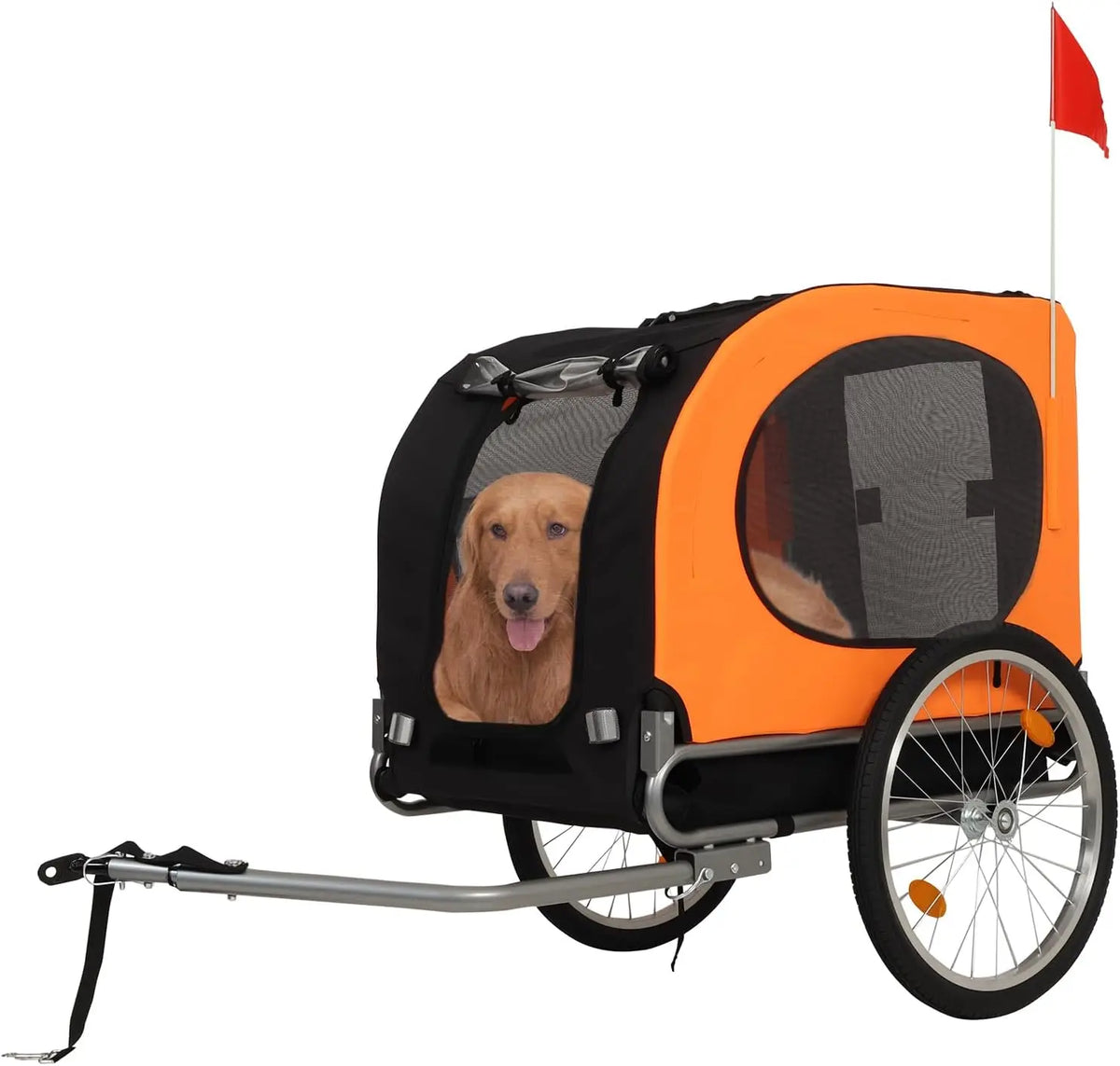 HiMISS Dog Bike Trailer And Jogging Stroller With Waterproof Canopy