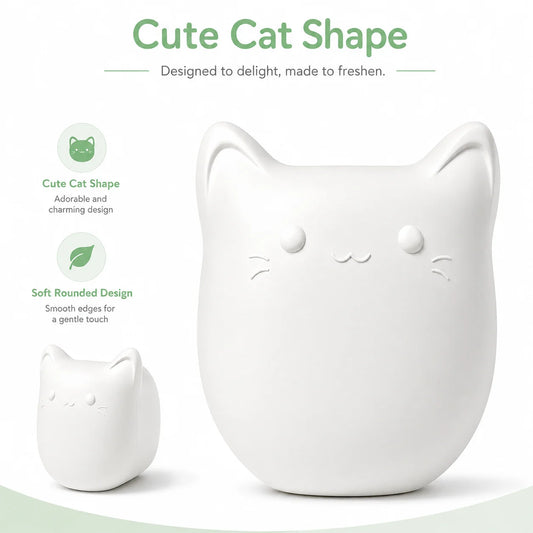 Rechargeable Cat Litter Box Deodorizer Fragrance Tablets Pet Air Purifier