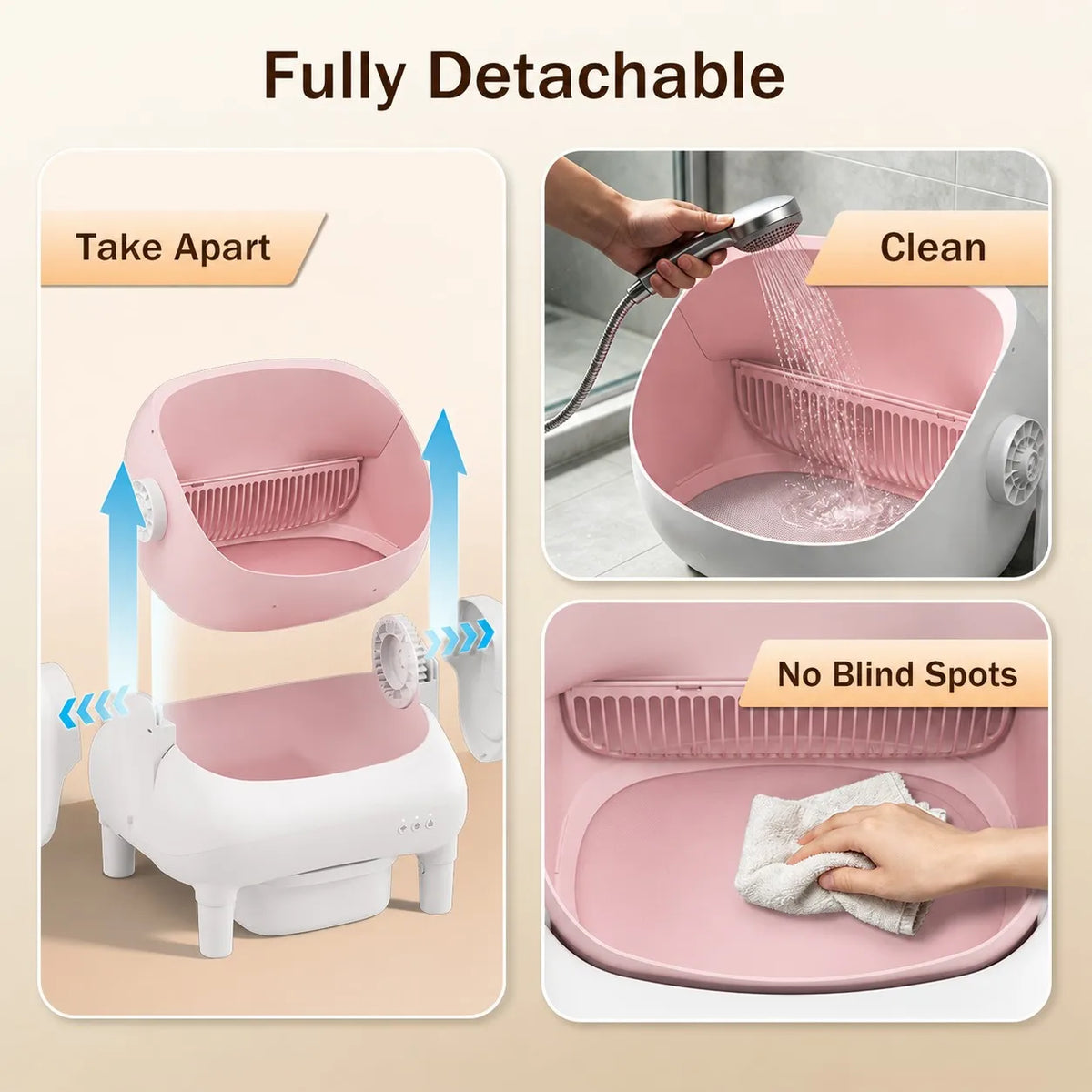 Automatic WiFi Self Cleaning Cat Litter Box With Odor Shield