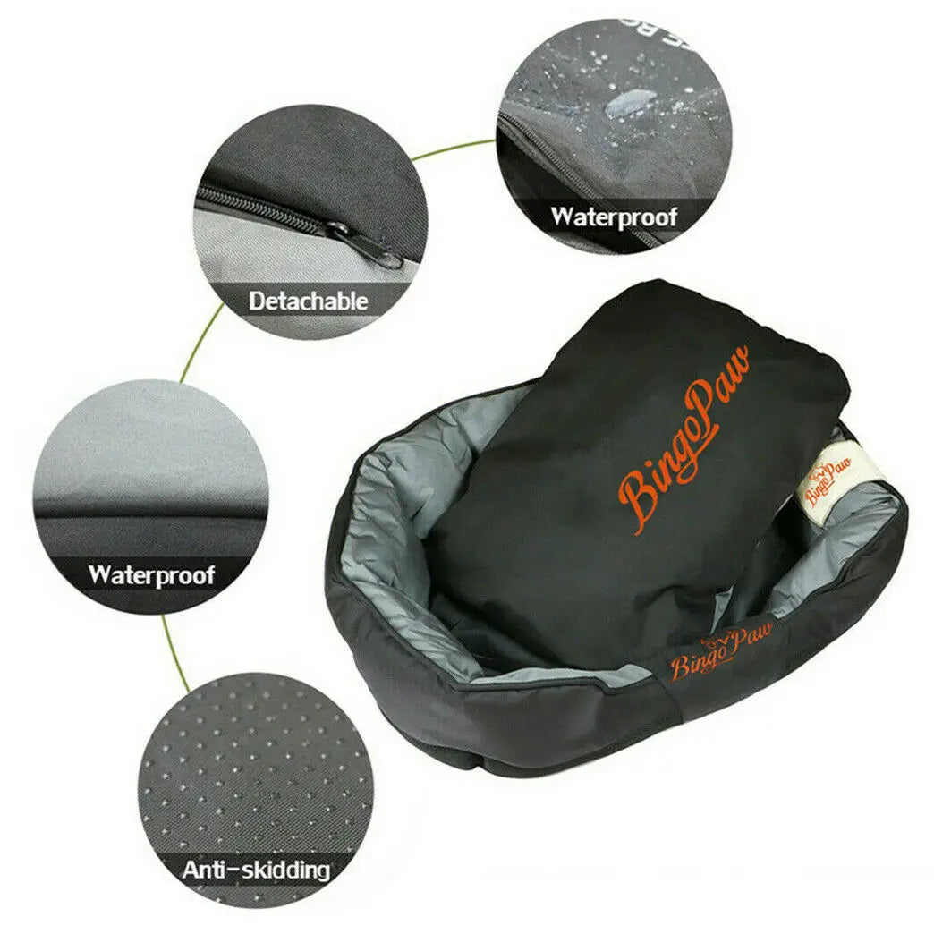 Bingopaw Orthopedic Waterproof Sofa Dog Bed With Washable Cover