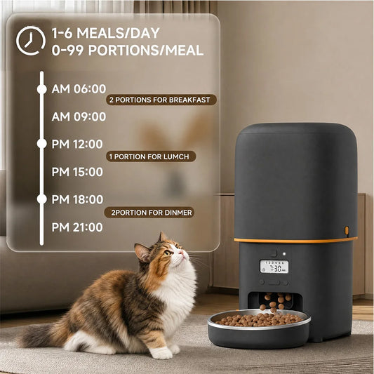 Furpipi Automatic Timed Pet Feeder For Cats And Dogs