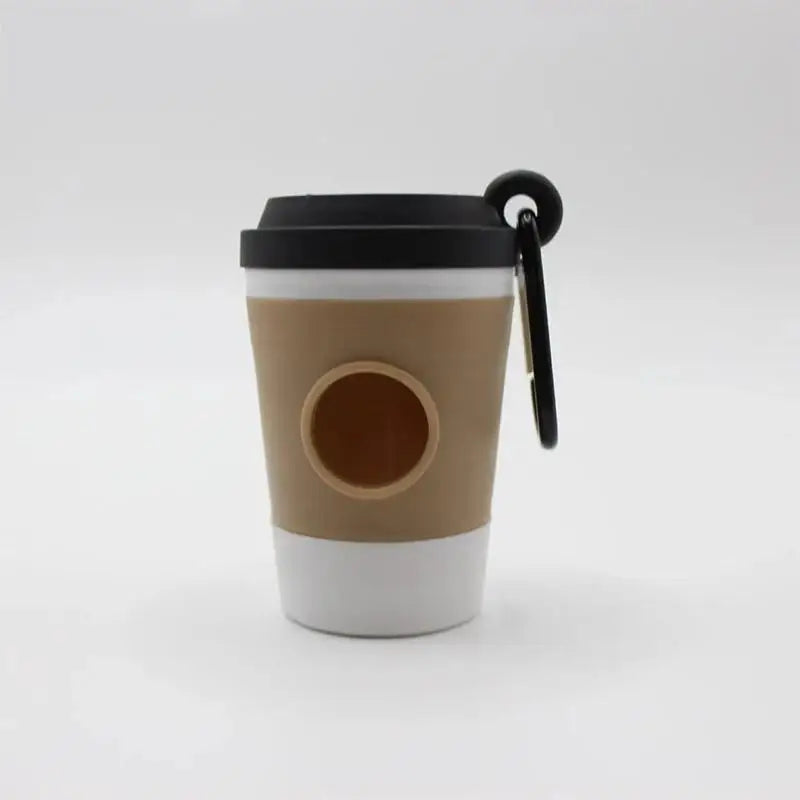 Portable Dog Poop Bag Dispenser Coffee Cup Waste Storage Box