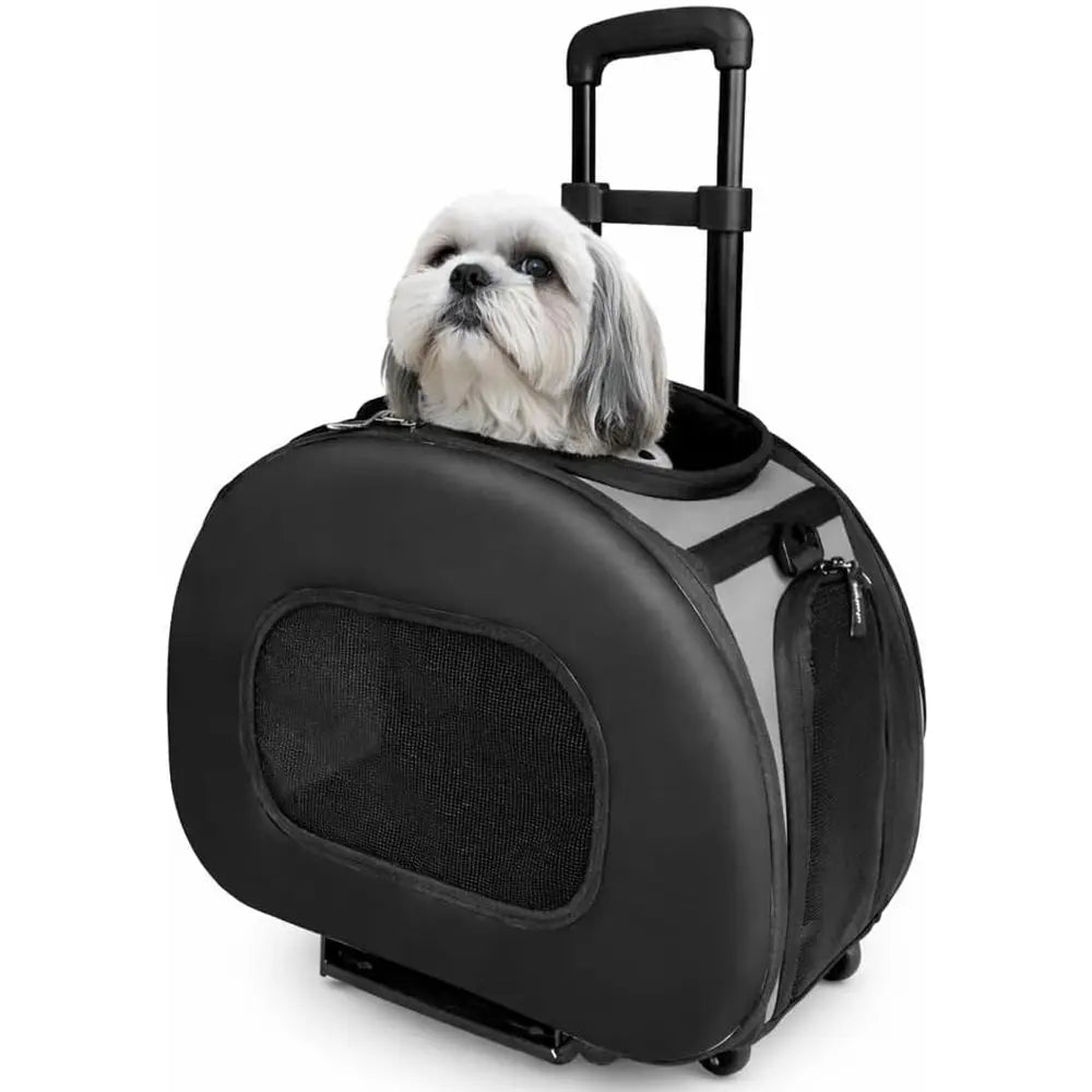 Military Grade Hardshell Wheeled Airline Approved Cat Dog Carrier