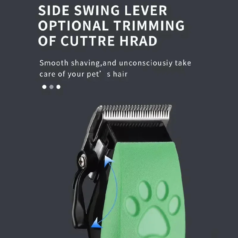 Edieu Professional Pet Clippers With Rechargeable Adjustable Blades