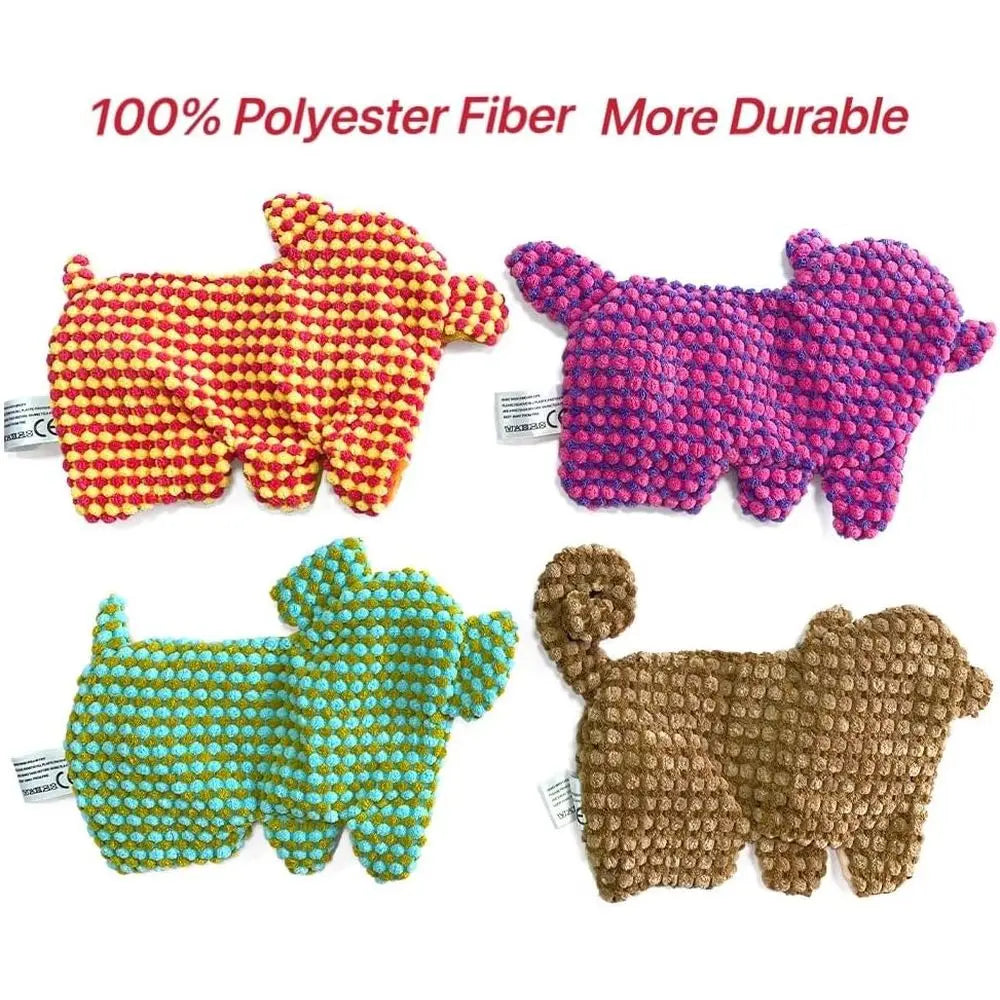 No Stuffing Crinkle Squeaker Dog Toy For Small Medium Breeds