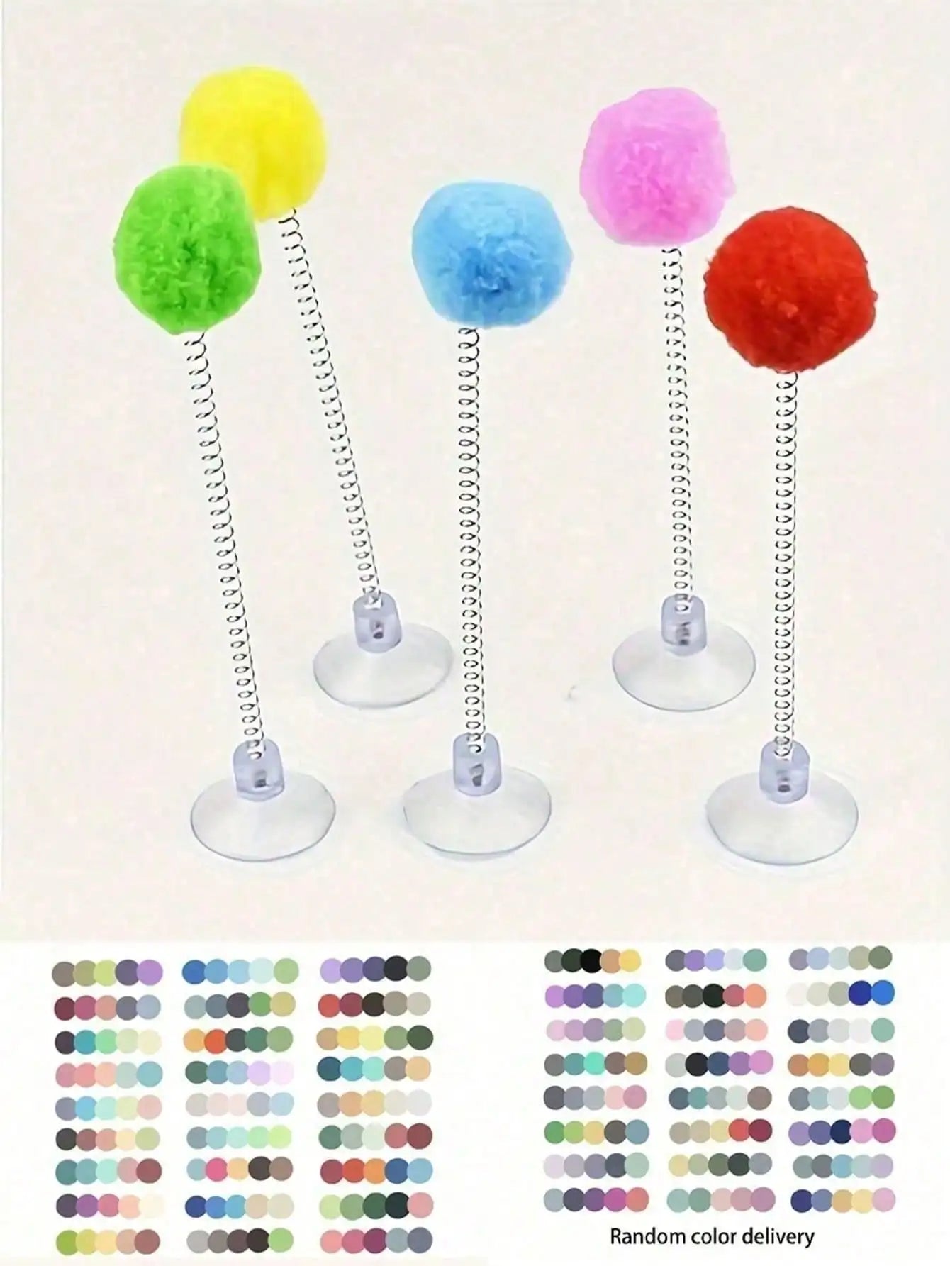 Interactive Cat Toy With Metal Teaser Wand And Plush Ball