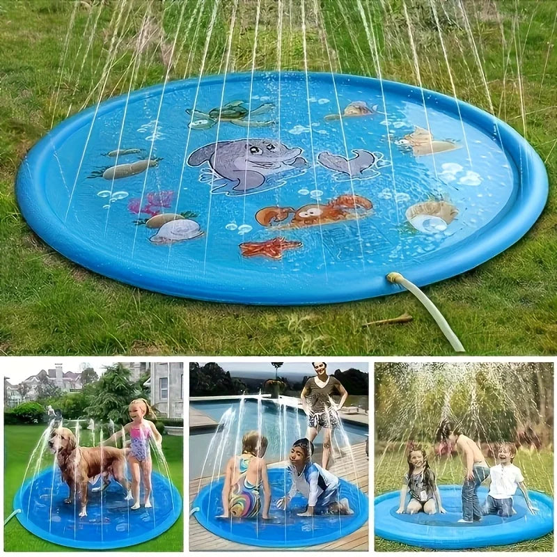 Heavy Duty Outdoor Dog Bath Basin With Water Spray Cooling
