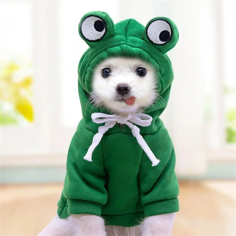 Wangmeow Fruit Dog Hoodie Warm Fleece Clothes for Small Dogs