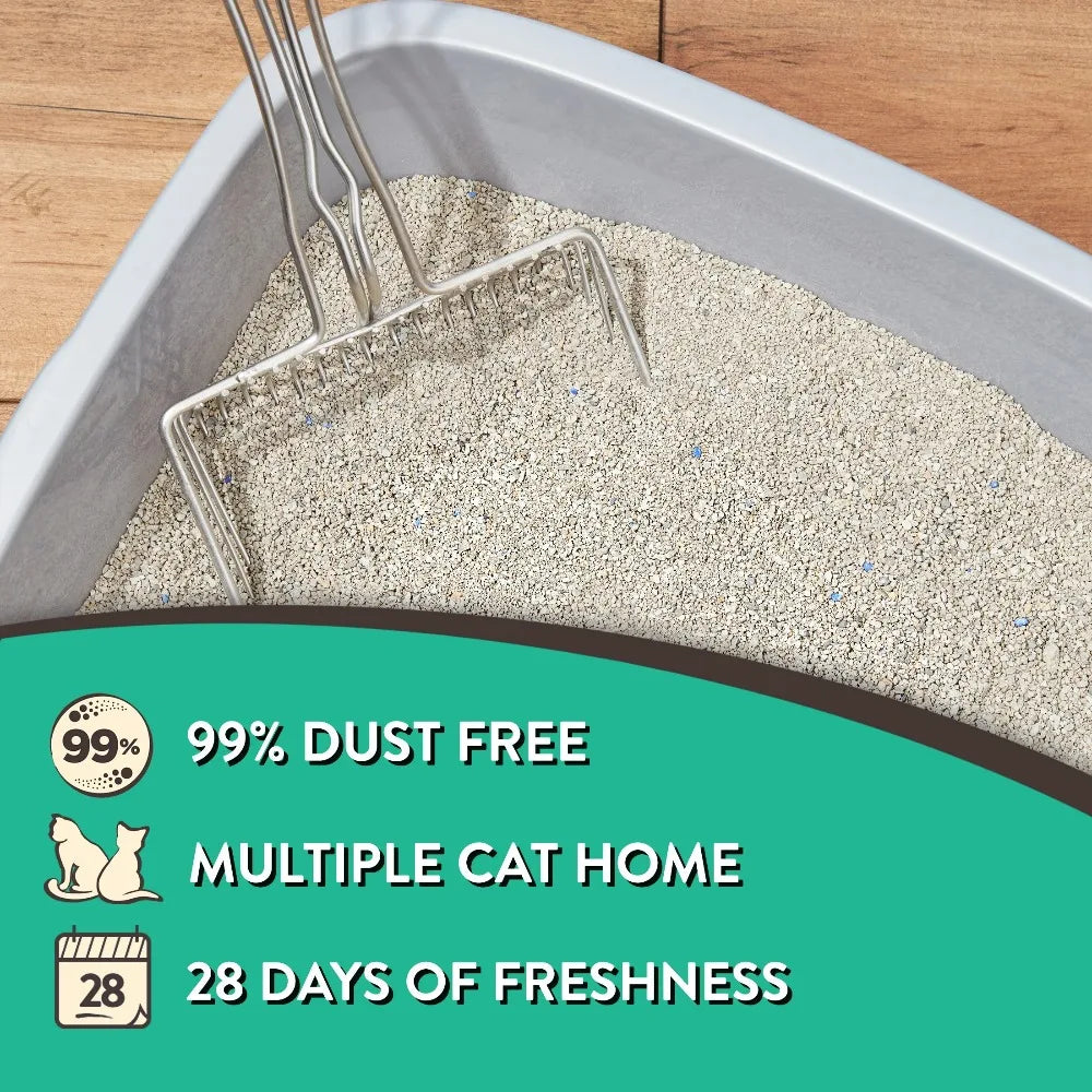 Fresh Scent Clumping Clay Cat Litter With Odor Control