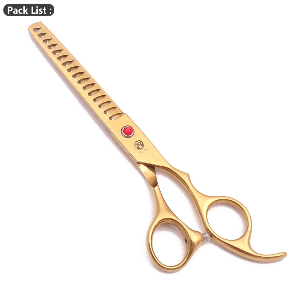 Professional Stainless Steel Curved Dog Grooming Scissors