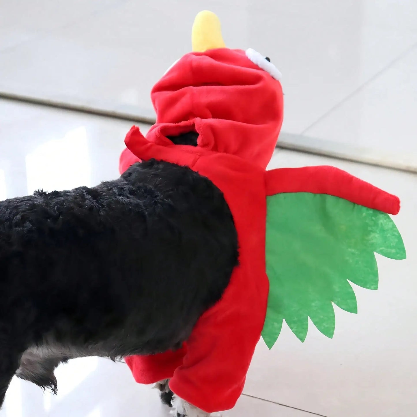 Halloween Pet Turkey Standing Costume With 3D Wings For Dogs