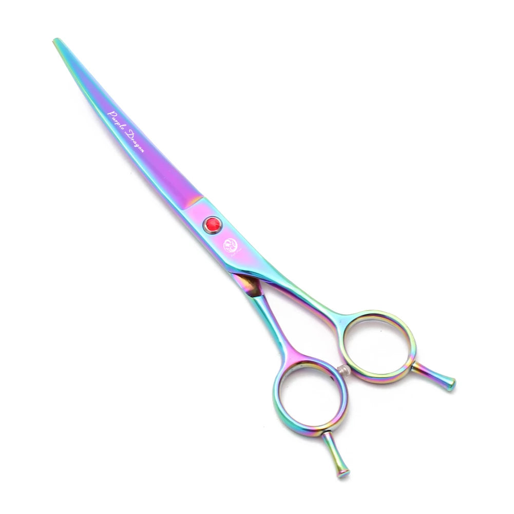 Professional Stainless Steel Curved Dog Grooming Scissors