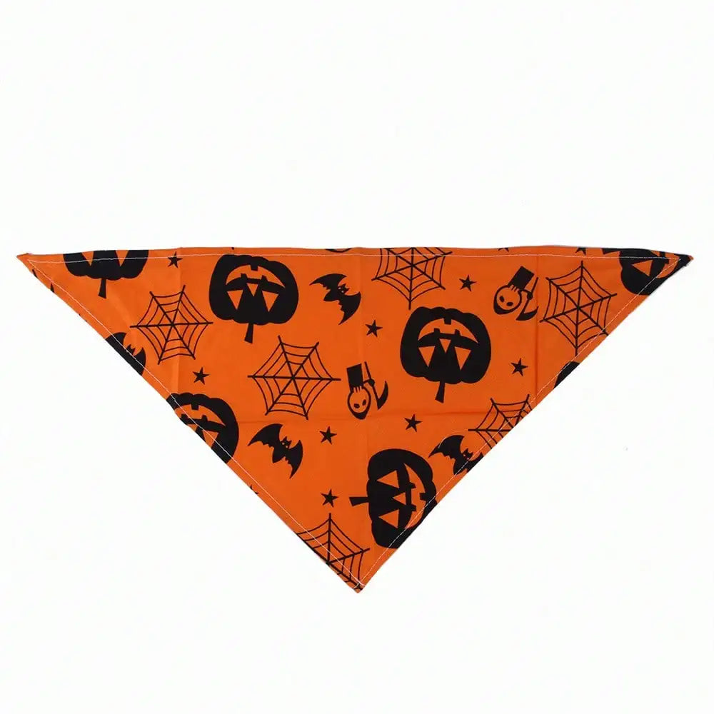 Adjustable Halloween Pet Witch Hat And Bandana Set For Pets