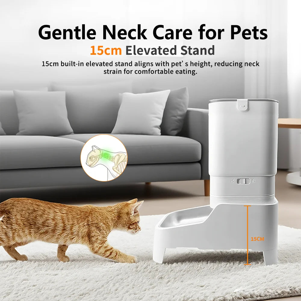 Furpipi Smart Pet Feeder With HD Camera And App Control