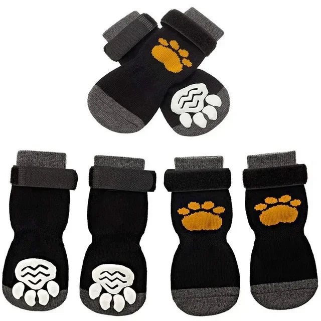 Adjustable Non Slip Dog Socks Soft Pet Paw Protection Covers