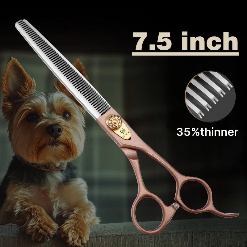 Fenice JP440C Steel Pet Grooming Thinning Scissors For Dogs