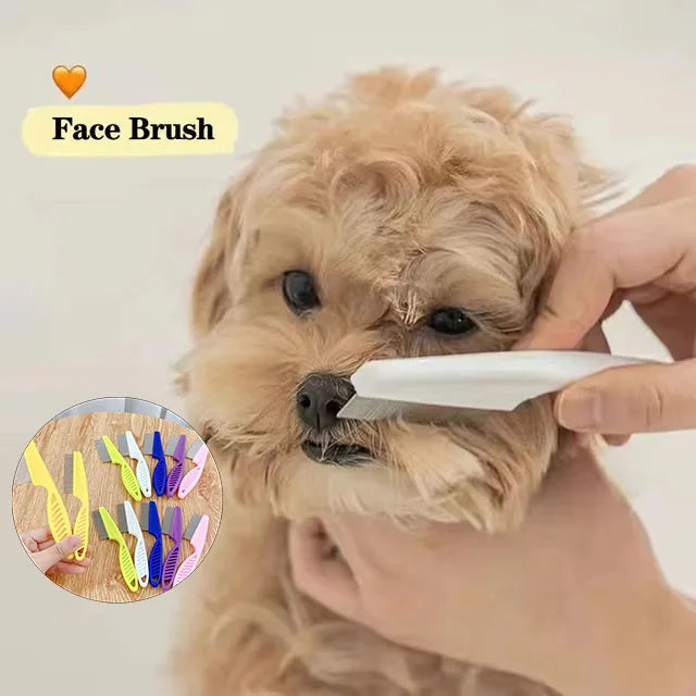 Stainless Steel Pet Hair Shedding Comb With Comfortable Handle