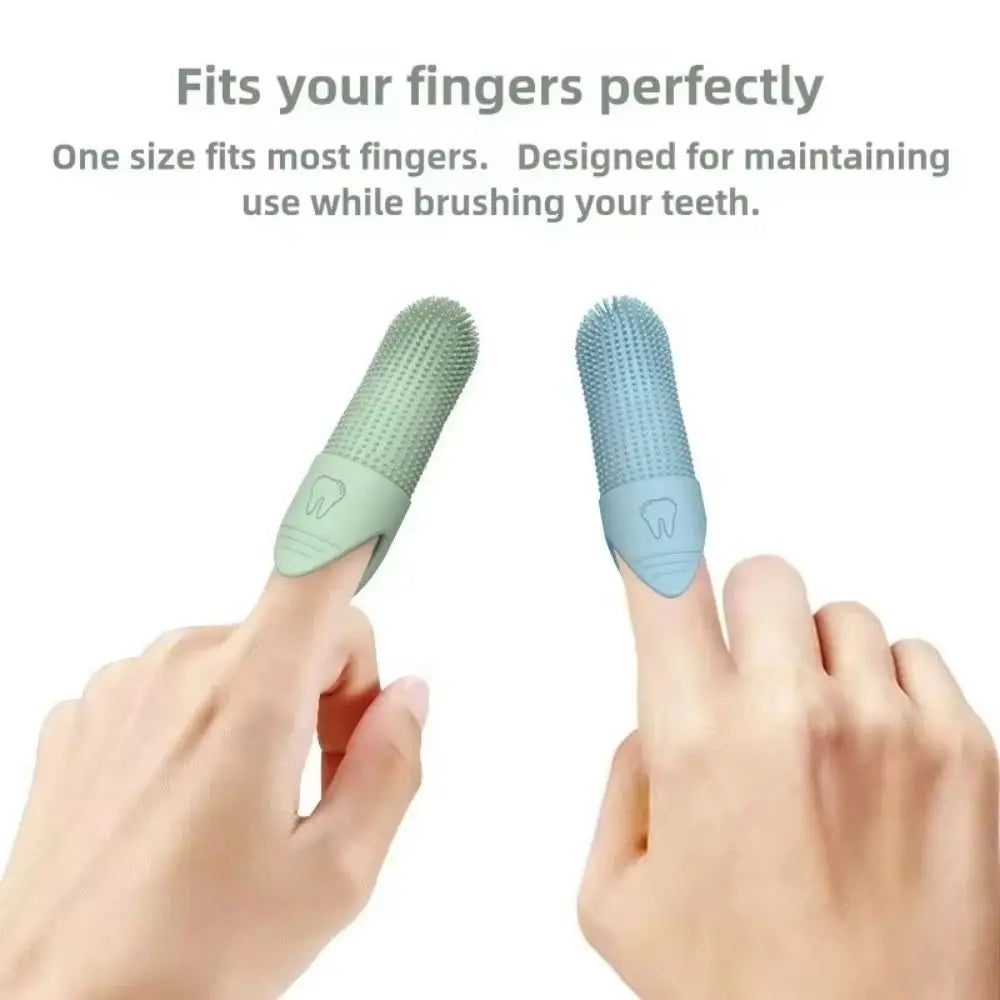 Silicone Finger Toothbrush For Dogs And Cats Dental Care 360