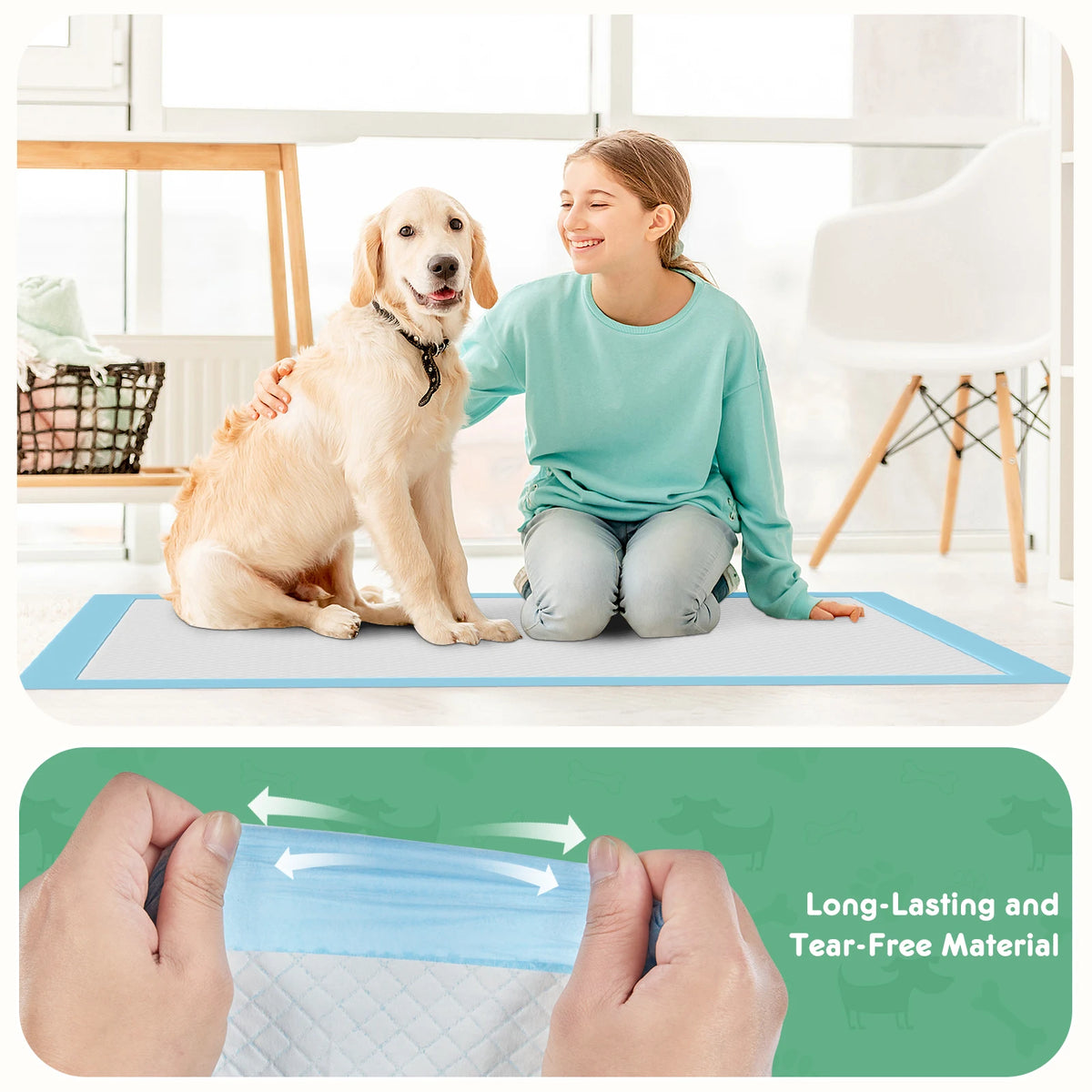 Super Absorbent Disposable Pet Underpads For Dogs And Cats