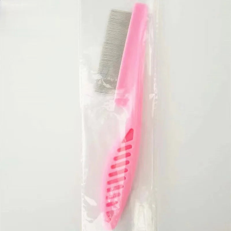 Stainless Steel Pet Hair Shedding Comb With Comfortable Handle
