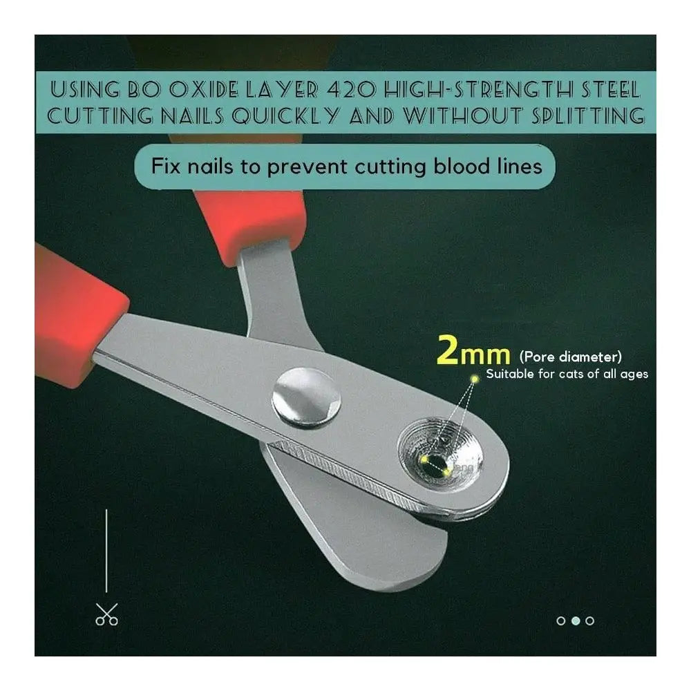 Professional Wooden Cat Claw Trimmer With Circular Guard