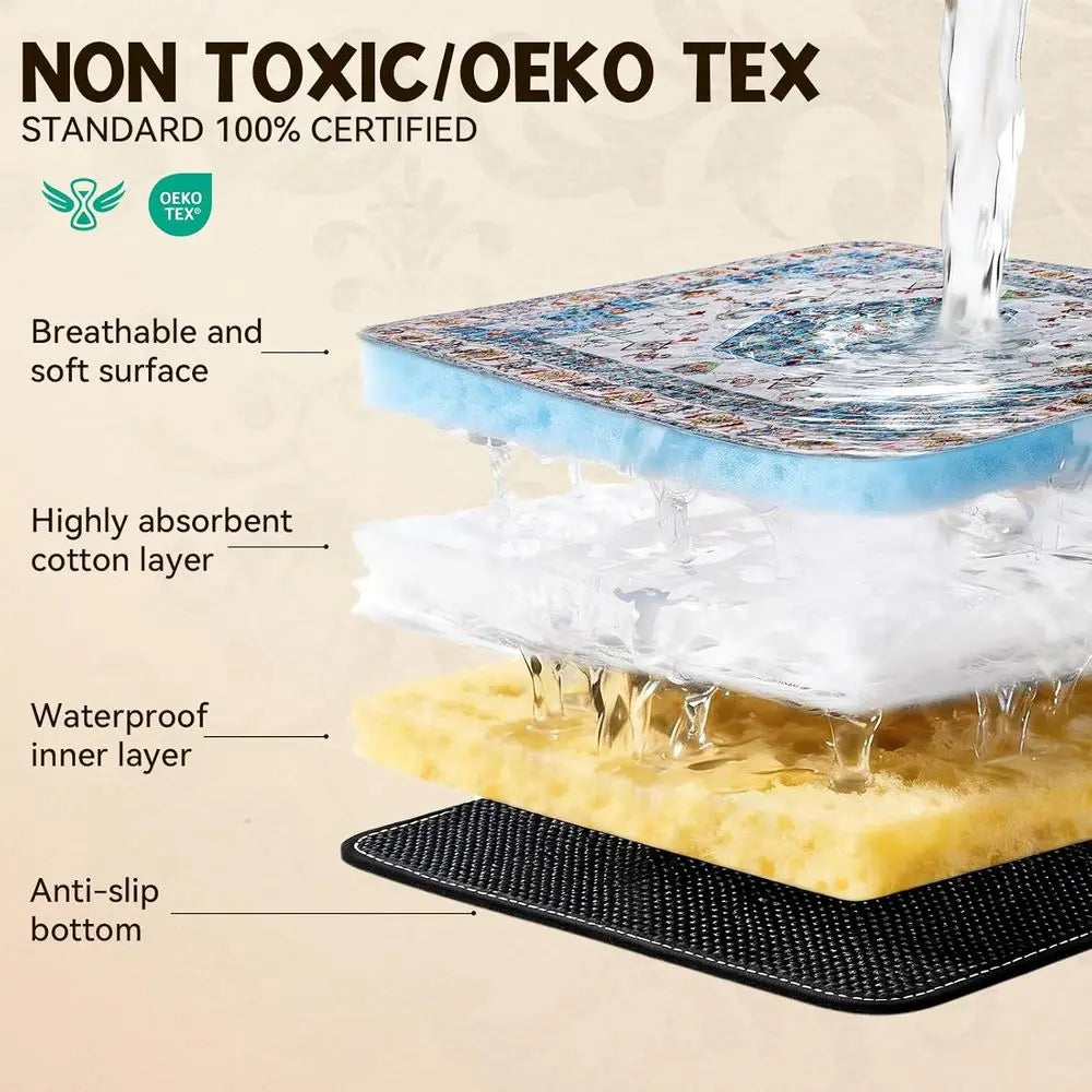 Washable Reusable Absorbent Dog Training Pee Pads Leak Proof