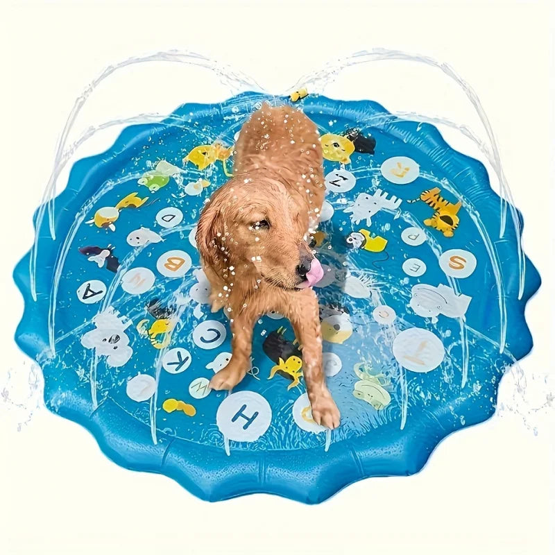 Heavy Duty Outdoor Dog Bath Basin With Water Spray Cooling