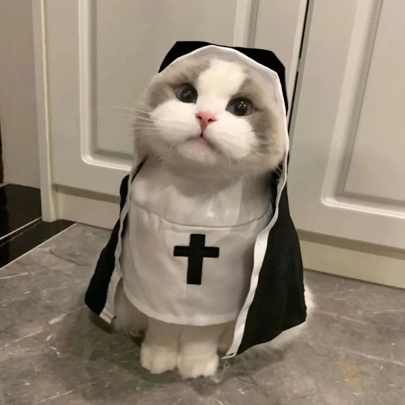 DKSTINYE Kitten Jesus Pet Costume For Dogs And Cats Parties