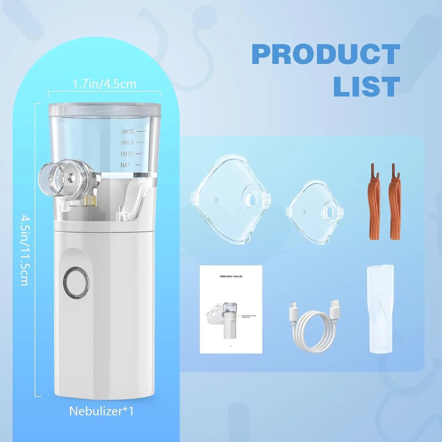 Professional Pet Nebulizer Device For Asthma Respiratory Relief