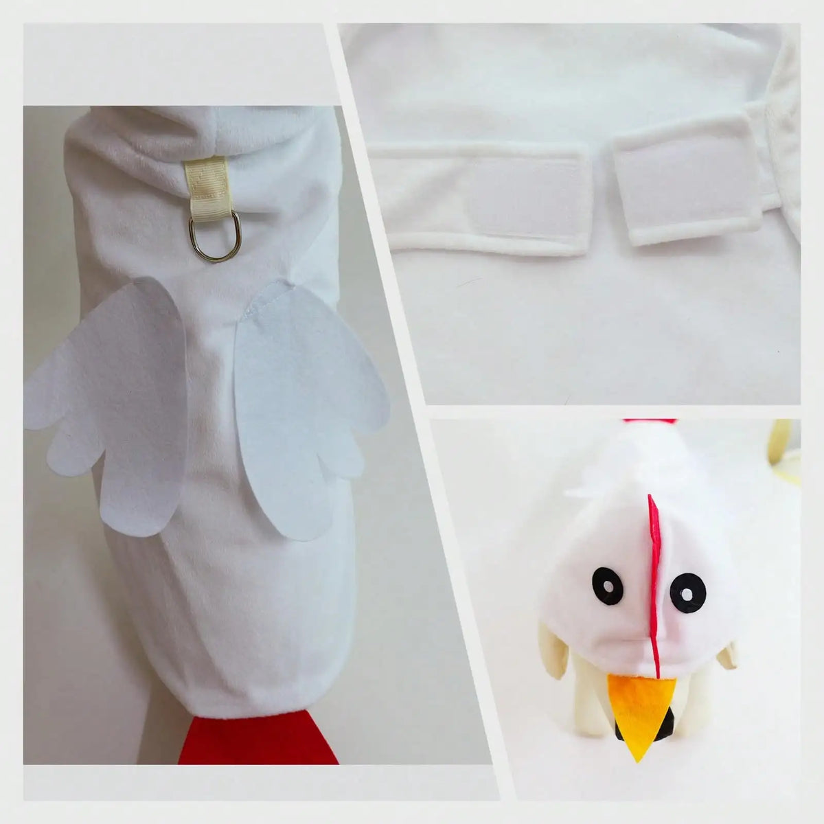 Premium Dog Chicken Costume Halloween Pet Party Cosplay Outfit