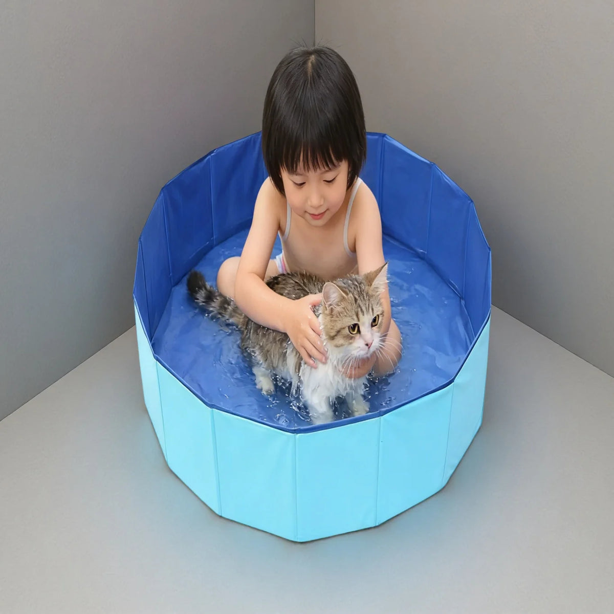 Foldable Portable Pet Bathing Pool For Dogs And Cats