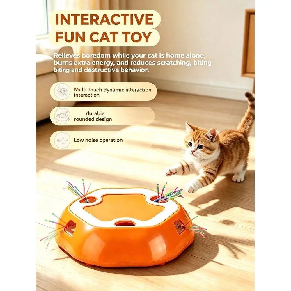Electronic Interactive Cat Toy Automatic Motion Activated Hide Seek