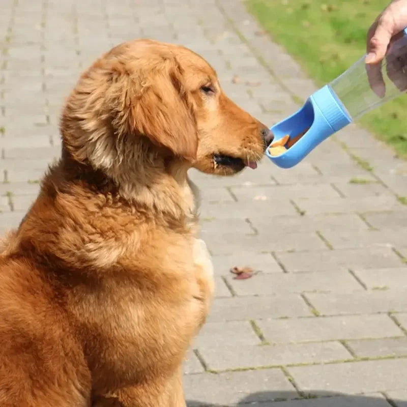 Portable Dog Water Bottle And Food Container For Travel