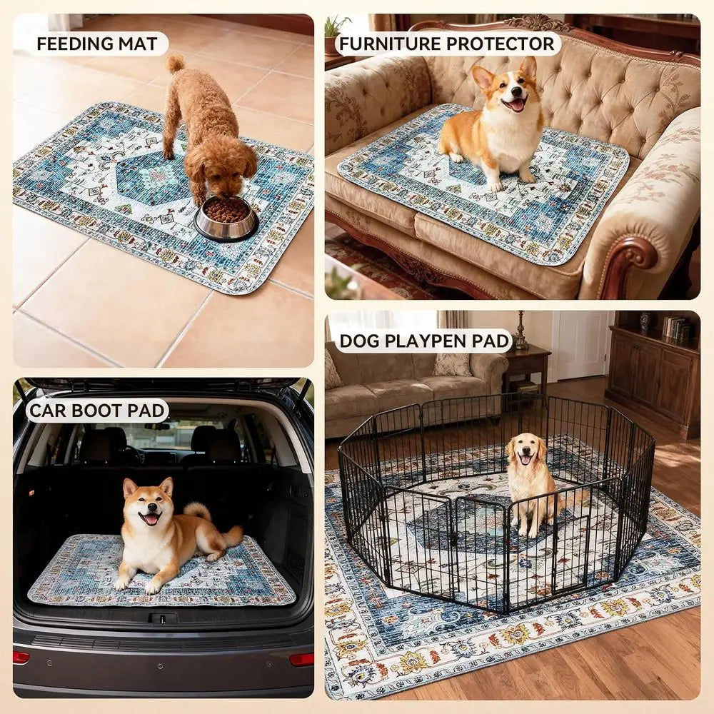 Washable Reusable Absorbent Dog Training Pee Pads Leak Proof