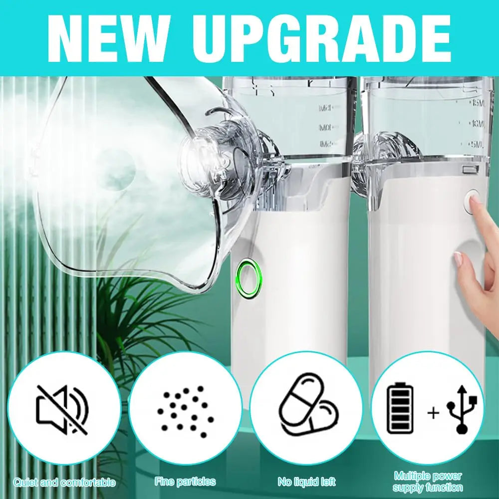 Portable Handheld Nebulizer for Humans and Animals USB Rechargeable