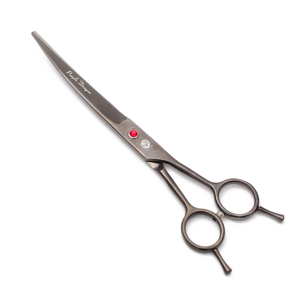 Professional Stainless Steel Curved Dog Grooming Scissors