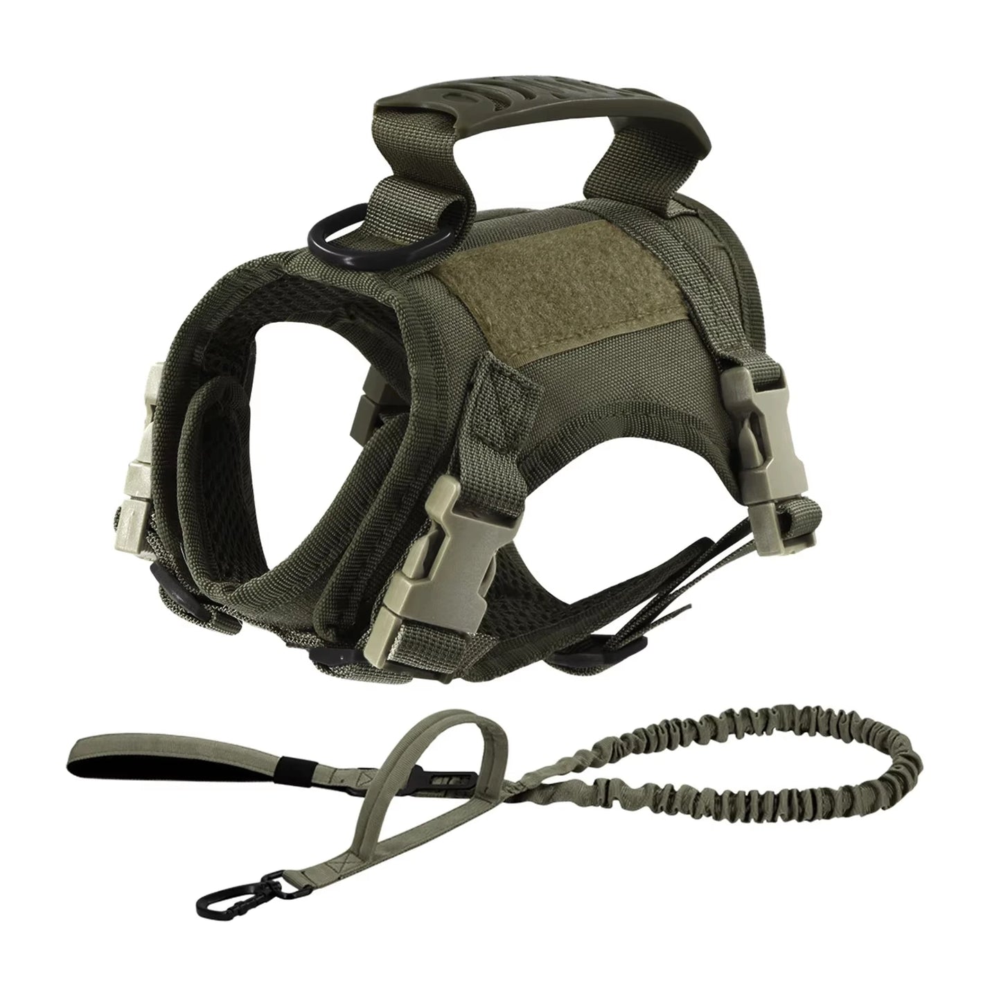 Adjustable Tactical Dog And Cat Harness Leash Walking Set