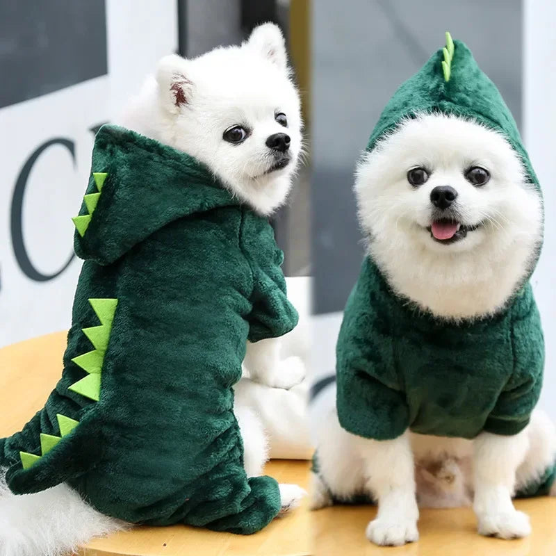 Wangmeow Comfy Fleece Dog Jumpsuit Warm Winter Pet Apparel