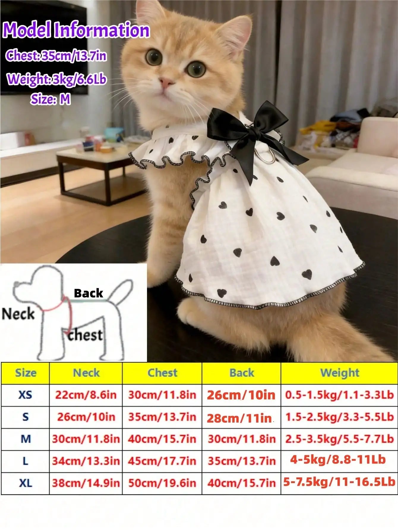 Adorable Love Themed Cloth Dresses For Dogs And Cats