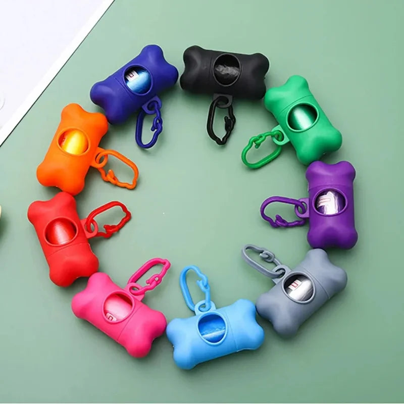 Bone Shaped Dog Waste Bag Holder For Outdoor Strolls