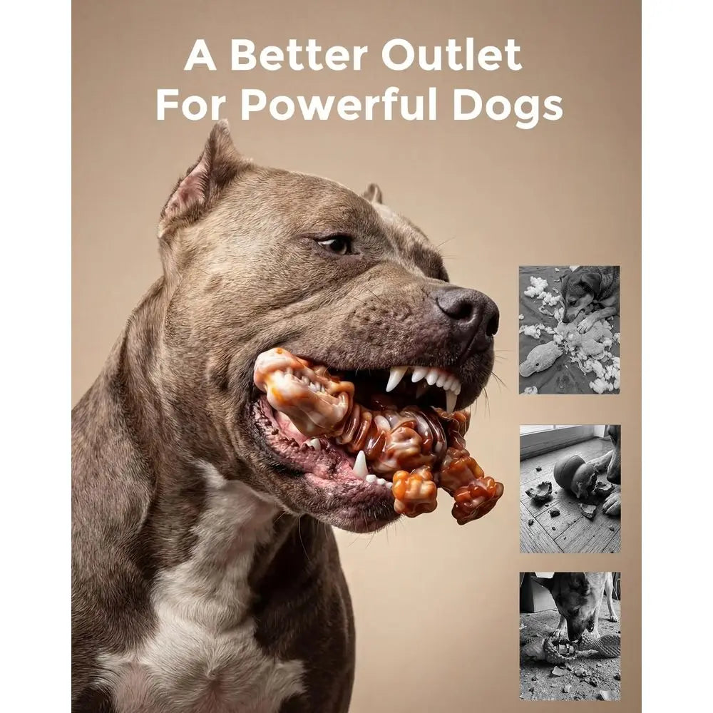 Indestructible Nylon Bone Chew Toys For Aggressive Adult Dogs