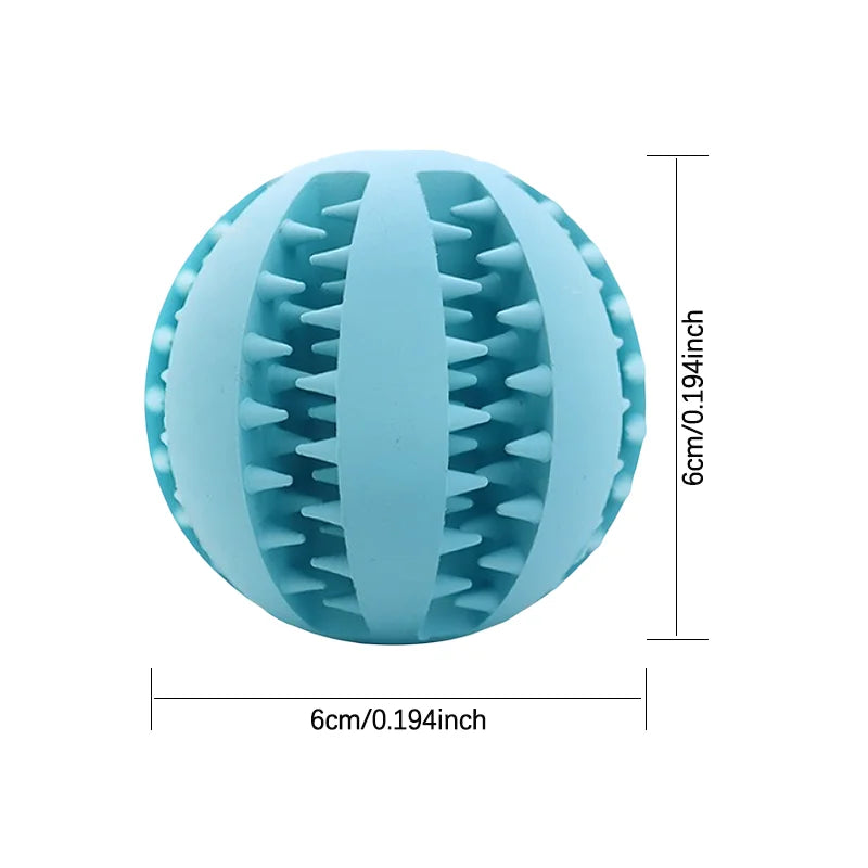 Durable Rubber Dog Teething Puzzle Ball For Biting Training