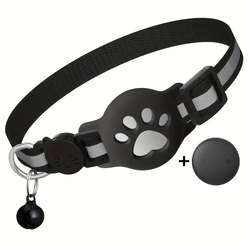 Reflective Paw Cat Collar Breakaway Waterproof Anti-Lost For Kittens