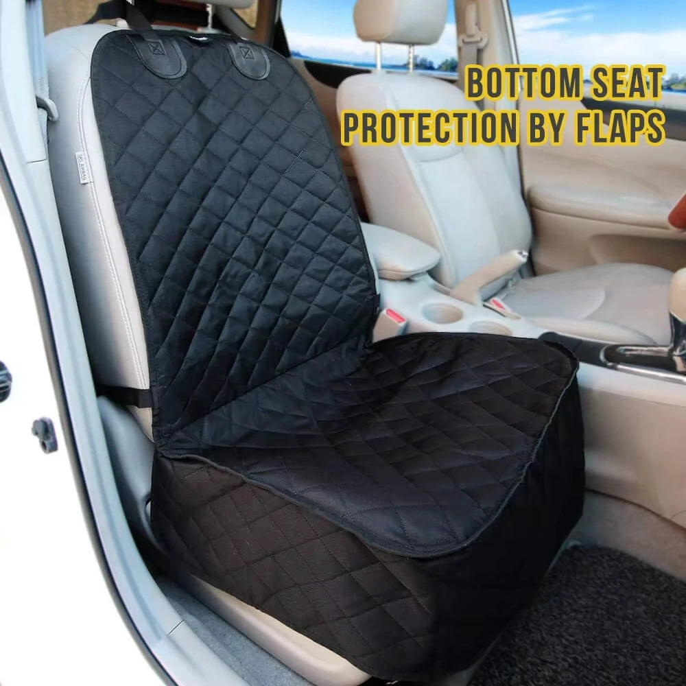 Waterproof Nylon Dog Car Front Seat Cover Breathable Universal Fit