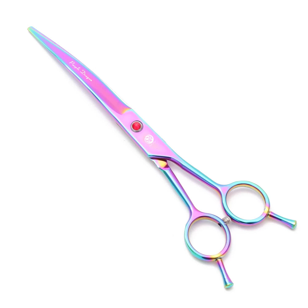 Professional Stainless Steel Curved Dog Grooming Scissors